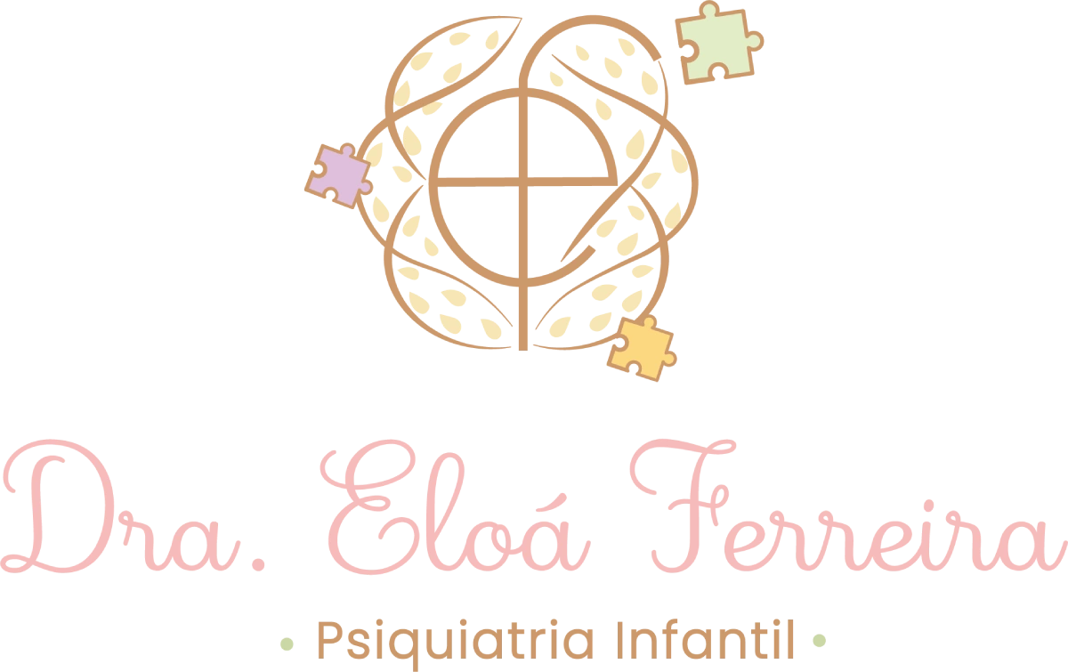 Logomarca Dra. Eloá Ferreira - Psiquiatra Infantil